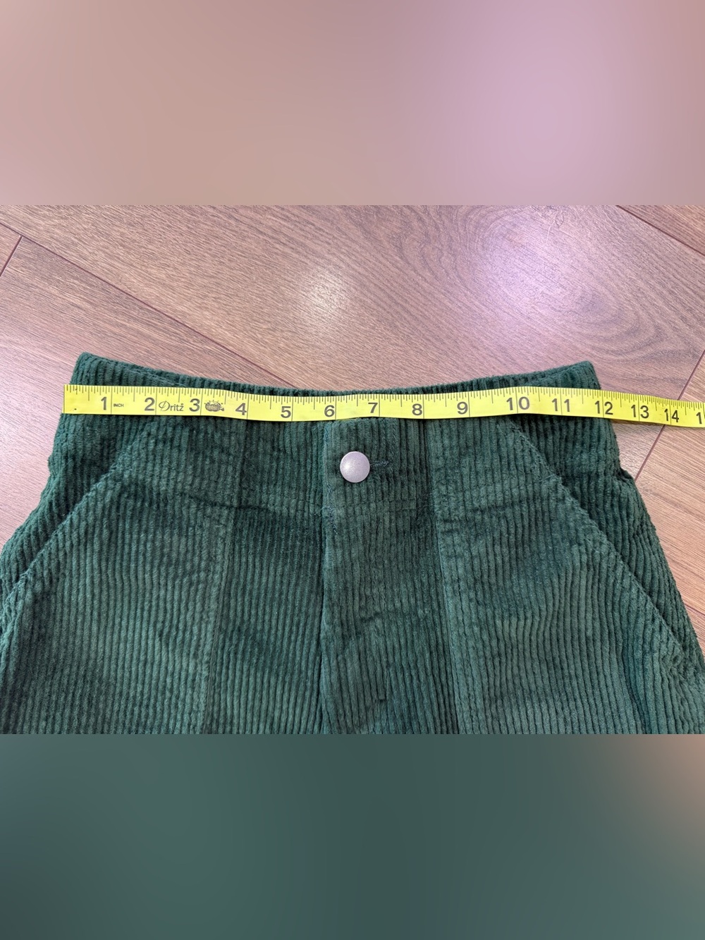 Pact Classic Corduroy Peg Pant Mountain View Green Size Small - Picture 10 of 12
